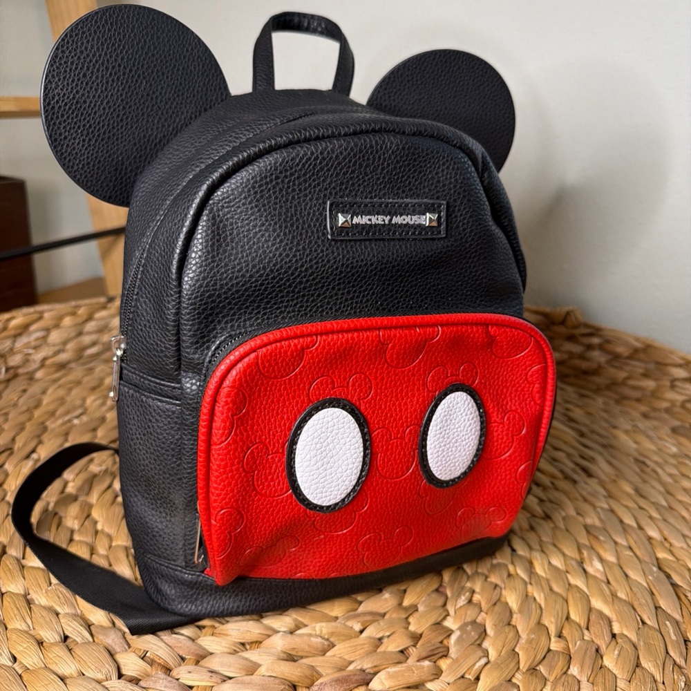 Disney Mickey Mouse Black and Red mini Backpack